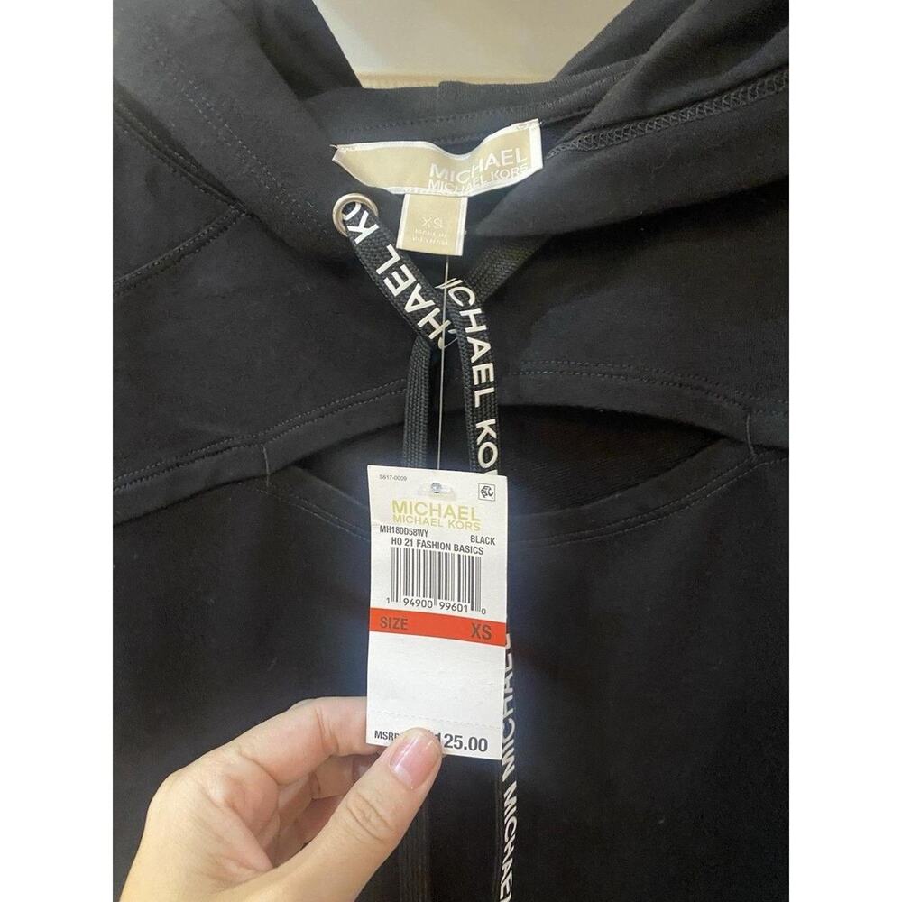 Michael Kors Black Hoodie Dress - Picture 2 of 5